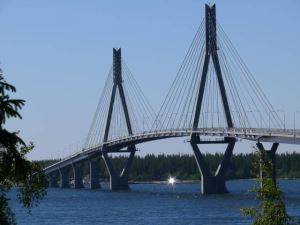 Finlands längsta bro.