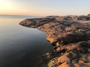 Soluppgång  över  Rödhäll 